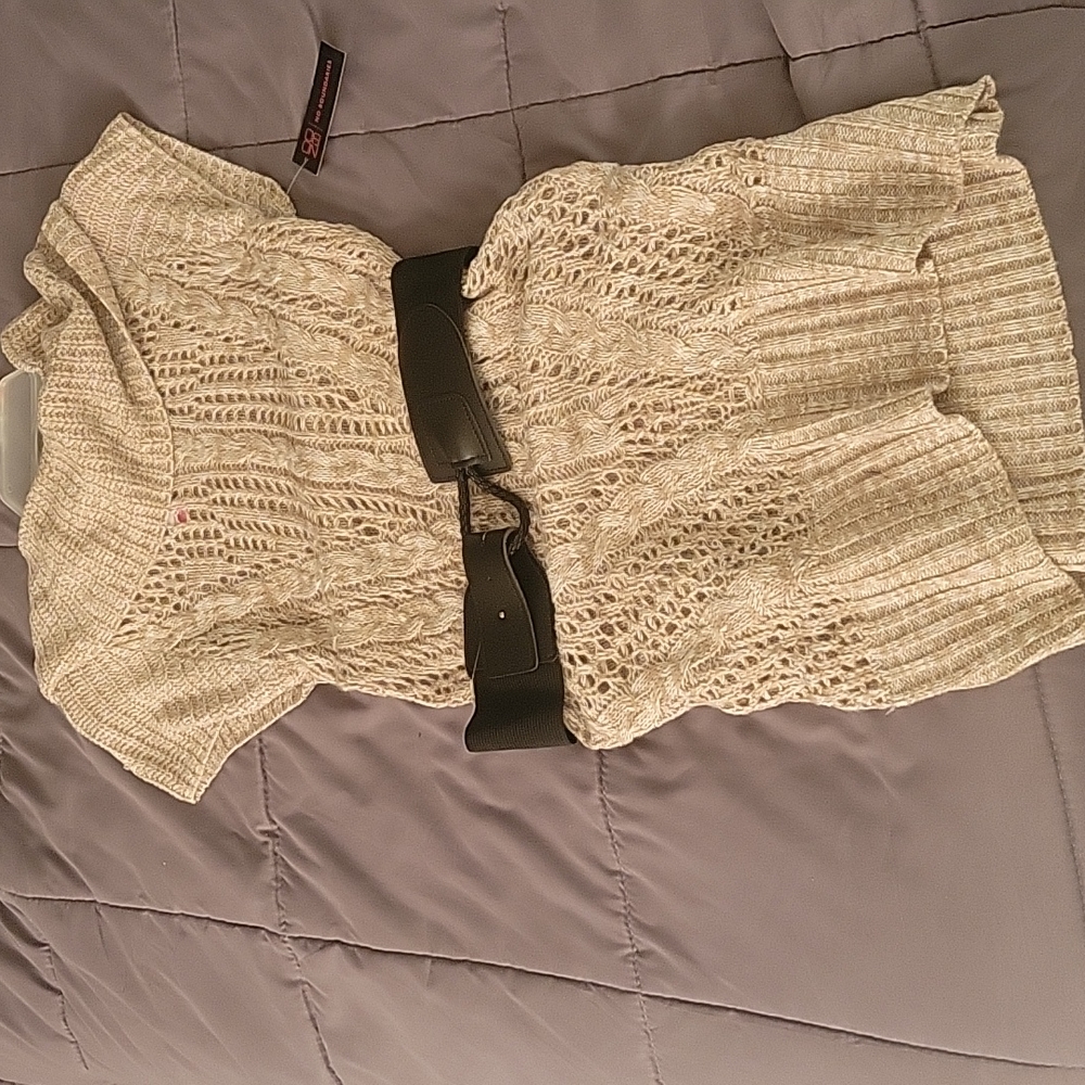 NB Cable Belted Tunic